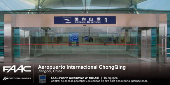 Aeropuerto Internacional de Chongqing Jiangbei Jiangbei China.