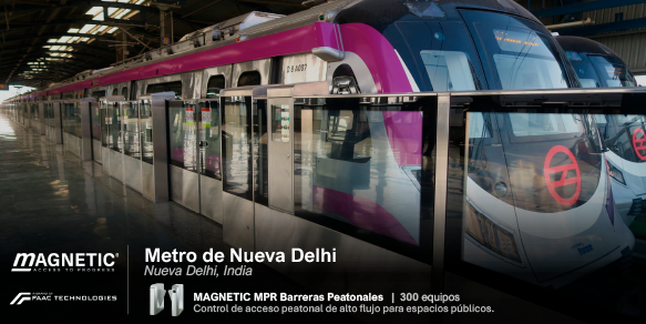 Metro de Nueva Delhi Nueva Delhi, India.