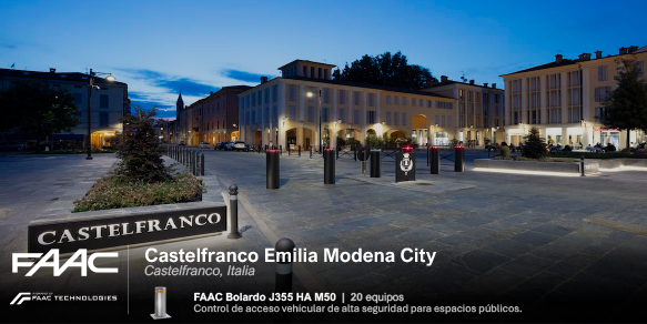 Ciudad de Castelfranco Emilia Módena, Italia.