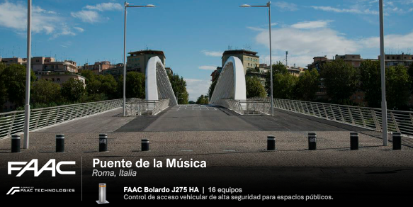 Puente de la Música Roma, Italia.