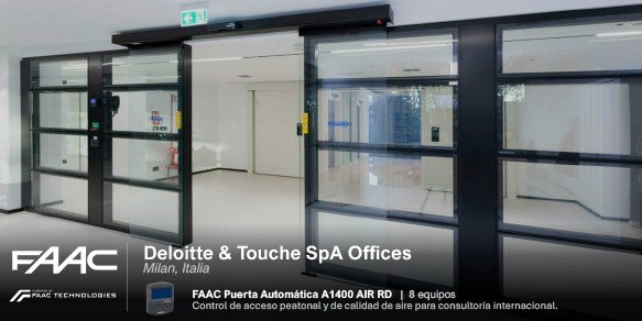 Oficinas Deloitte & Touche SpA Milán Italia.